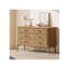 Commode 6 tiroirs Mid-Century, commodes horizontales à double tiroir, rangement de rangement pour placard, couloir, entrée, chambre à coucher, salon