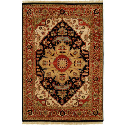 Hand Knotted Wool Oriental Area Rug