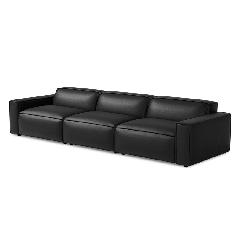 Canapé modulaire en cuir Hamall Valencia Nathan