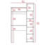 Bureau, cinq tablettes, deux tablettes supérieures-929051850