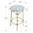 25’’ Rattan Outdoor Bar Stool with Round Footrest, Polyethylene (PE) Wicker Backless Counter Stool for Kitchen Island/Dining Room/Seaside/Garden-117194861