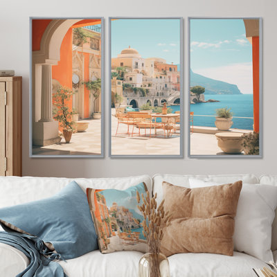 Roseville - Beach Wall Art Set