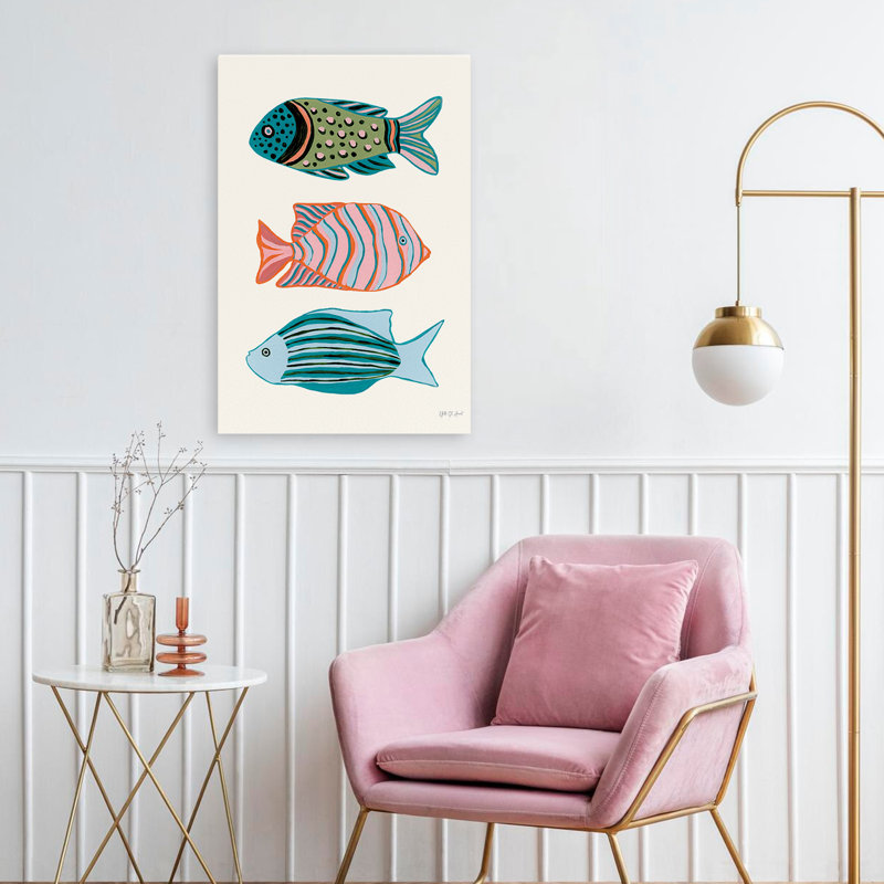 Beachy and Nautical Tropical Fish I, H 24 po x l 16 po