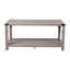 Table basse à 2 niveaux Talmon avec entretoises latérales en métal et embouts de coin-1662057538
