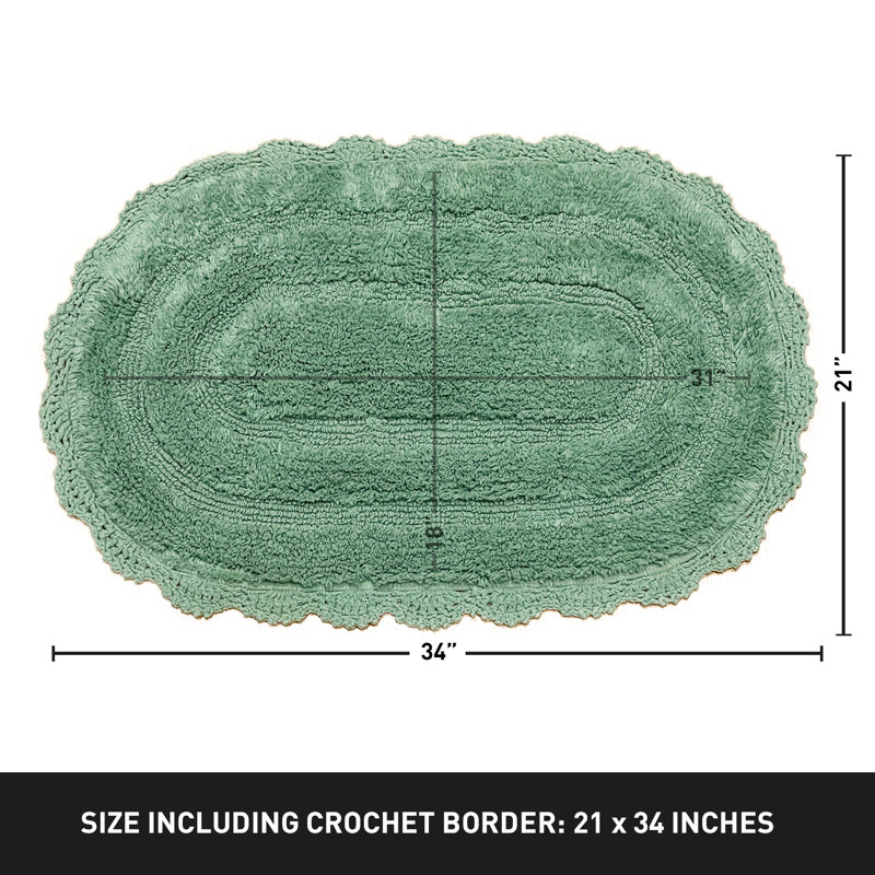 Casanova Non-Slip, 34" L x 21" W, Sage Green