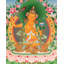 Déesse Manjushree Thangka (Brocadeless Thangka)
