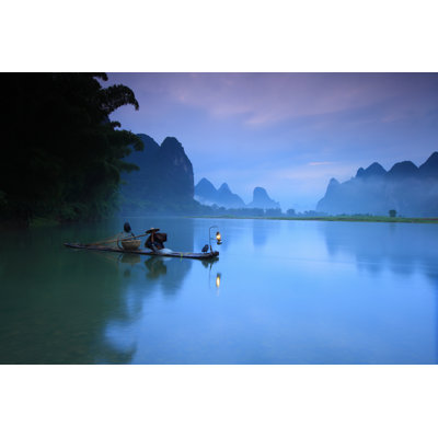 Fishermen Fishing by BIHAIBO - No Frame Art Prints on Canvas