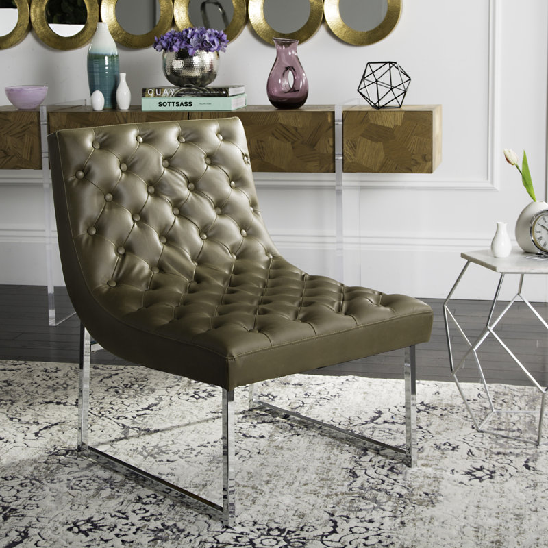 Dawyn Faux Leather Accent Chair