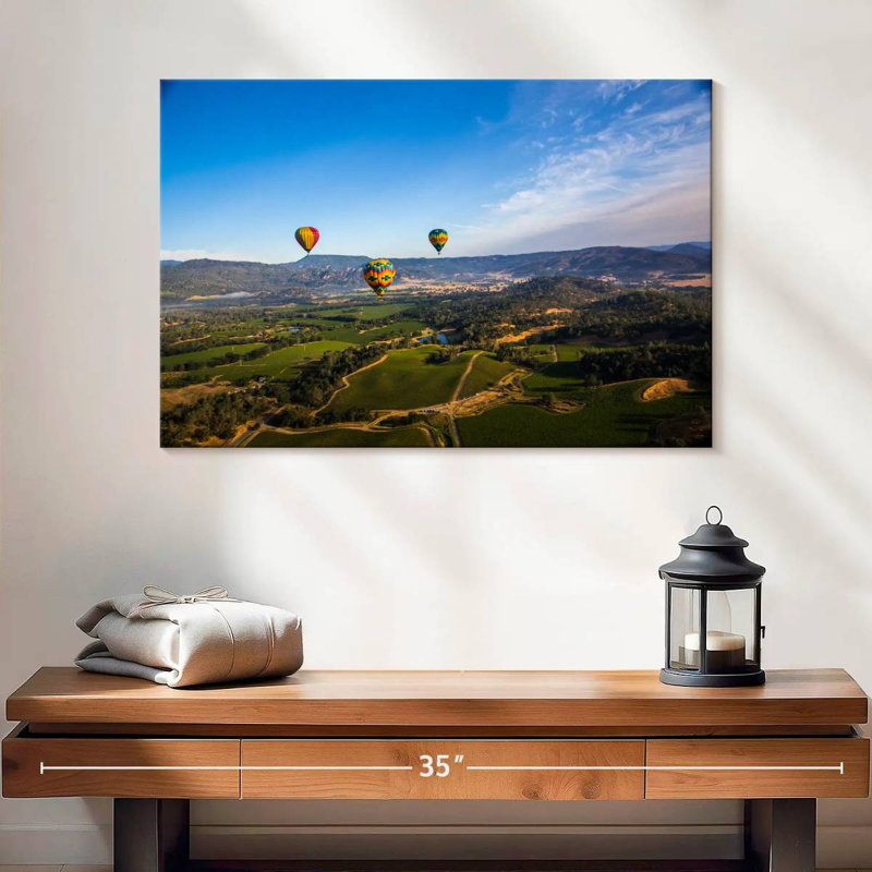 Montgolfières Alvord Napa Valley, H 16 po x l 24 po