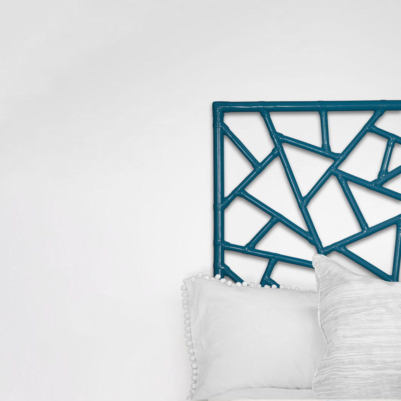 Tiffany Collection Open-Frame Headboard, Pacific Blue, King