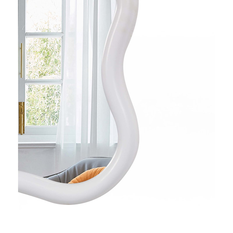 Miroir 40 po x 28 po, Blanc, Rectangulaire