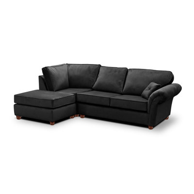 Lila 4 Seater Velvet Corner Sofa 