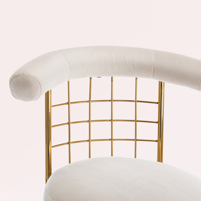 Tabouret de comptoir Benfer 32, Blanc