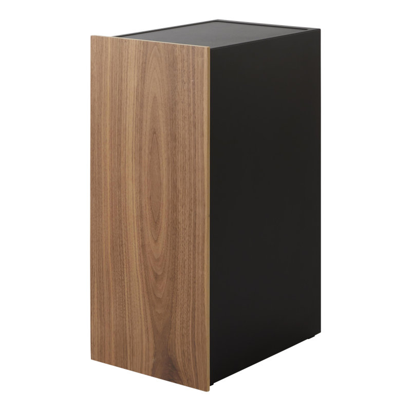 Tower Steel 23.74 " H, Black/Brown