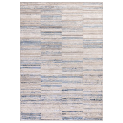 Anandita Stripe Blue Area Rug