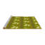Tapis 100% à motifs lavables à la machine 2989 WSH-PAT3086-YW-68349969