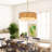 3 Light 18'' Dimmable Handmade Woven Rope Drum Chandelier-320607845-316798665