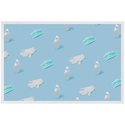 Dalke Clean Hygiene 1 Piece Single Picture Frame Wall Art