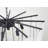 Transitional 7 Light Glass Petal Chandelier