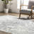Honiton Abstract Blue Area Rug-1864005945