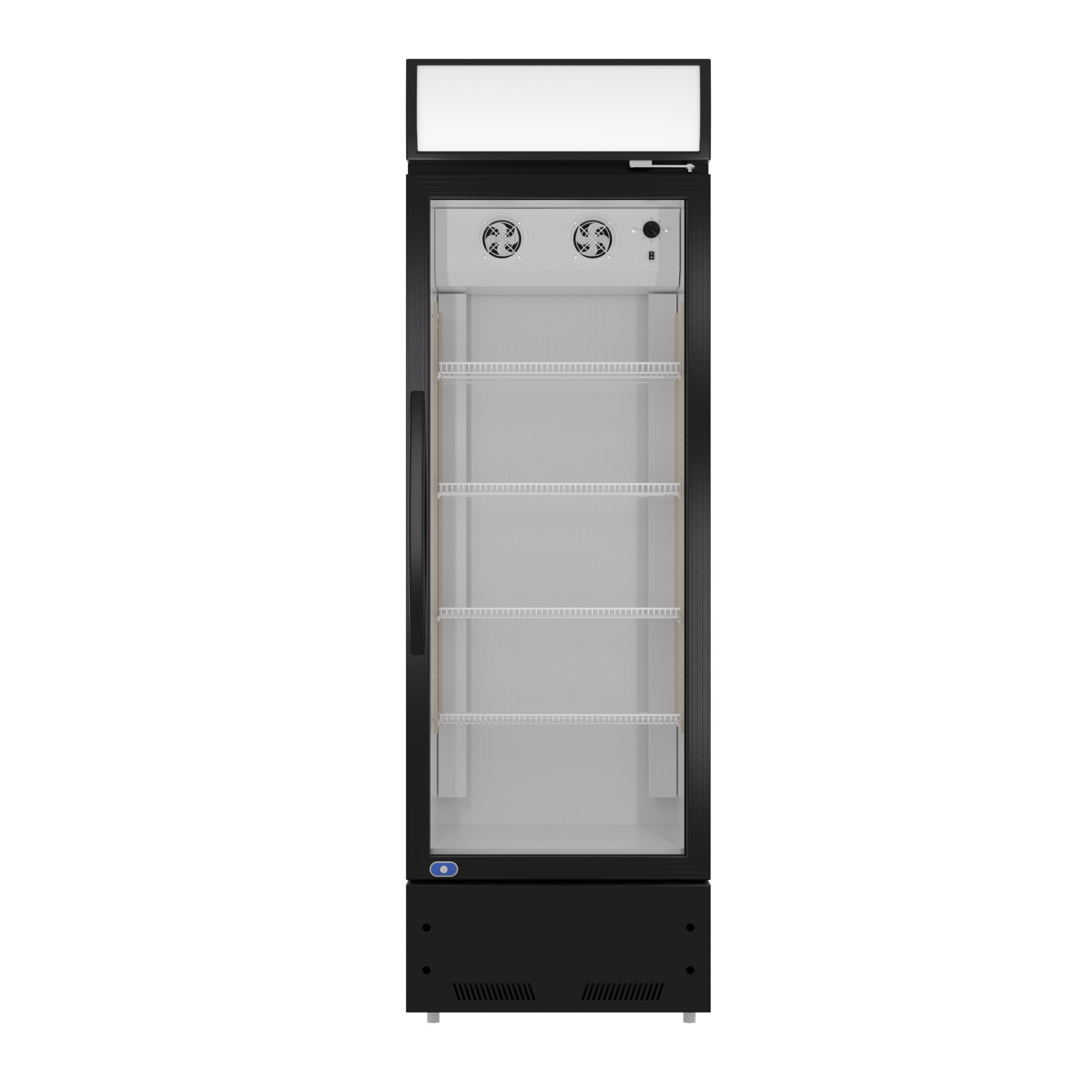KICHKING 24'' Commercial Display Fridge with Glass Door, 16.3 Cu.ft