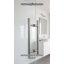 Poignées de porte de douche en verre en acier inoxydable 304 dos-à-dos 8 po Ncyinox-122081969