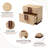Modern Farmhouse 2 Drawer Nightstand With Grooved Design Front