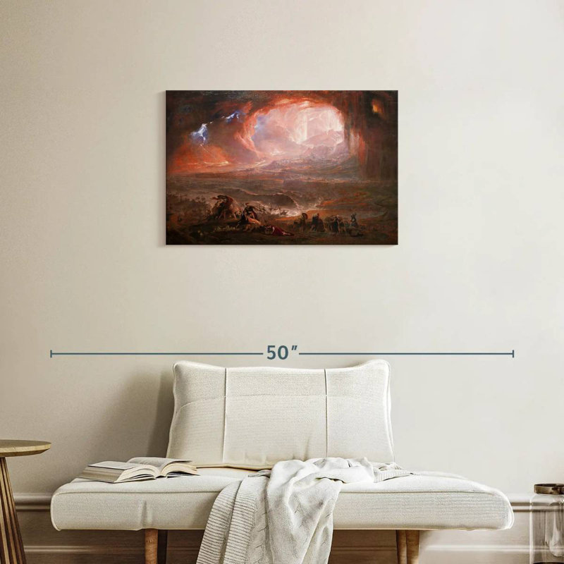 Keiri Destruction Of Pompeii And Herculaneum, 20" H x 30" W