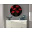 Horloge murale en métal à ressorts rouges 3-944837554