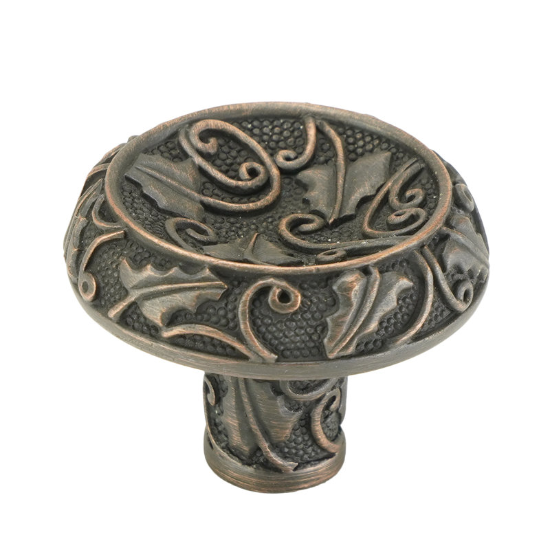 ROOKWOOD KNOB IN FLORENTINE PLATE, Oil Rubbed Bronze