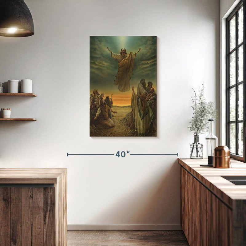Illustration du Christ, H 36 po x l 24 po