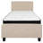 Aluino Button Tufted Platform Bed with Memory Foam Pocket Spring Mattress-129474196-129474199