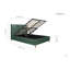 Benninger Upholstered Ottoman Bed-56085226-56085225