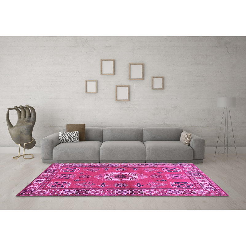 Geometric Indoor Rug, Square 8'