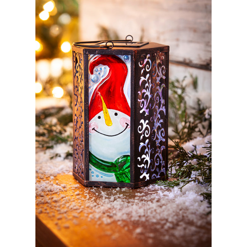 8.27'' Solar Powered Outdoor Lantern