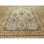 Tapis bleu en laine touffeté à la main Morris-1004004846