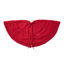 Jupe d'arbre rouge en tricot