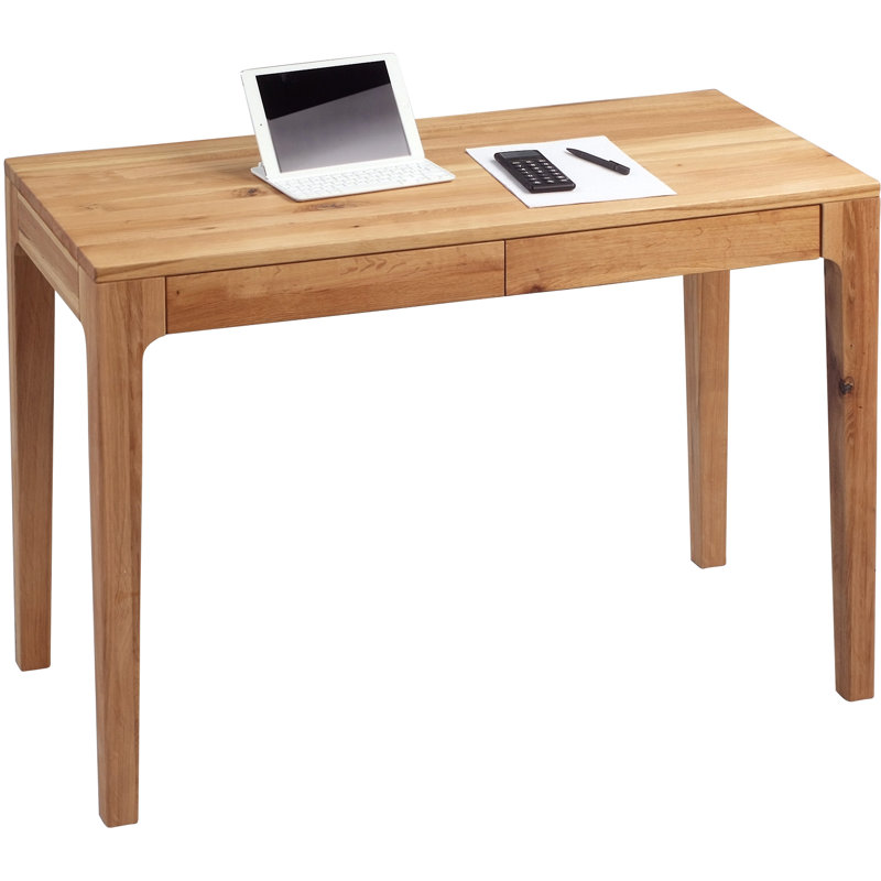 Bridgeforth 110Cm W Rectangle Writing Desk, Wild Oak