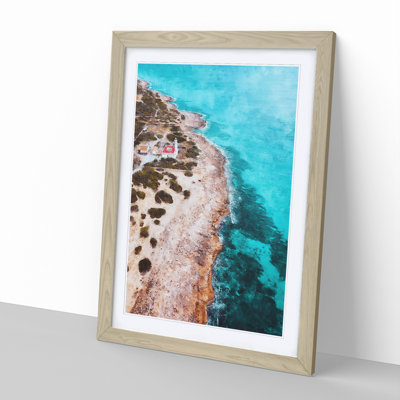 Lighthouse on the Coast of Spain - Picture Frame Graphic Art