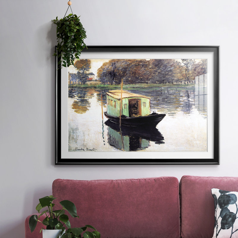 Le bateau-studio, 1874, Noir, H 30 po x l 44 po x P 1,5 po