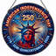 Panneau de fenêtre en verre pour décoration intérieure American Independance USA 250th Anniversary - H 12 po-126676222