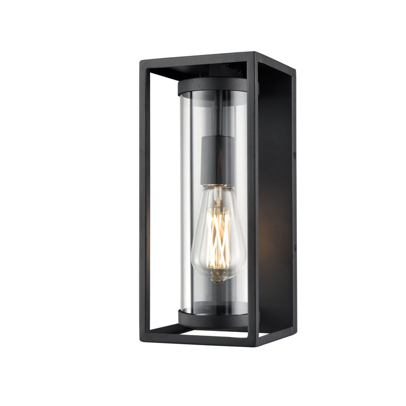 Dechard 1 Light Outdoor Wall Sconce, 12.5" H x 5.5" W x 5.5" D
