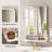 Tillymae Rectangle Bathroom Vanity Mirror with Shelves, Wall Mirror for Entrance-1160775105-1187429442