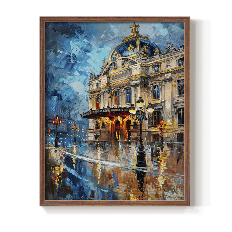 «Paysages série CCCCLX», H 11 po x l 9 po, Noyer