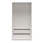 Garde-robe modulaire extra large de style Suite avec tiroirs, rangement polyvalent pour un espace de vie organisé et efficace.