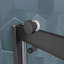 Porte de douche sans cadre de l 56 po x H 74 po-99446790