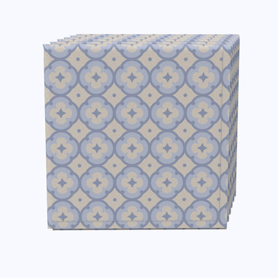 Cotton Geometric Square Napkin