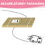 Porte de placard coulissante en panneau de fibres à densité moyenne de 80 po à 3 panneaux de 80 po, quincaillerie complète et poignées pour la chambre à coucher, le garde-manger et le paravent-110417910-110417908