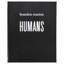 Graphic Image Humans Coffee Table Book, Leather, Black