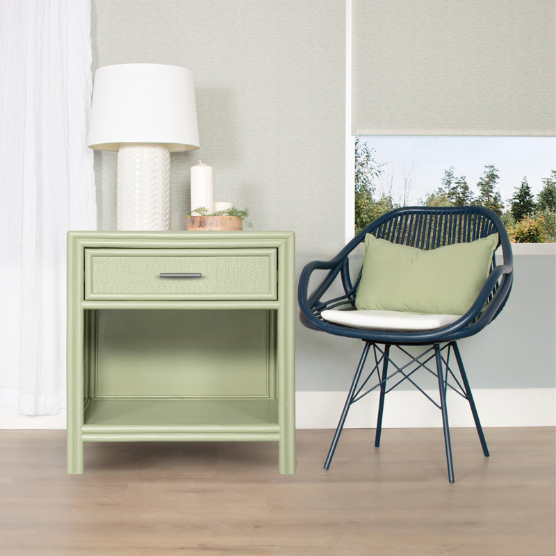 Aruba 1 - Drawer Nightstand, Celery Green
